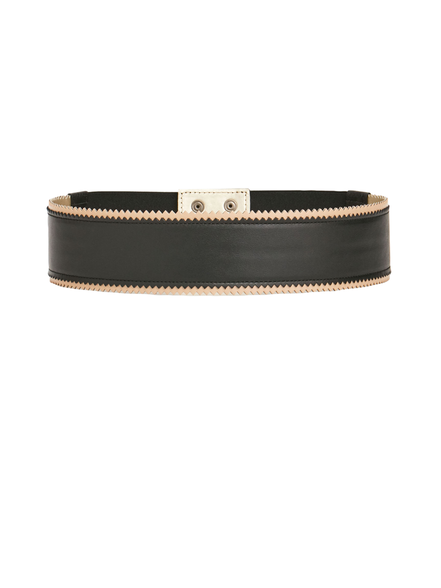 ETCETERA Zenergy Belt 100%Genuine Leather Sz XL NWT$178 made  display picture 1