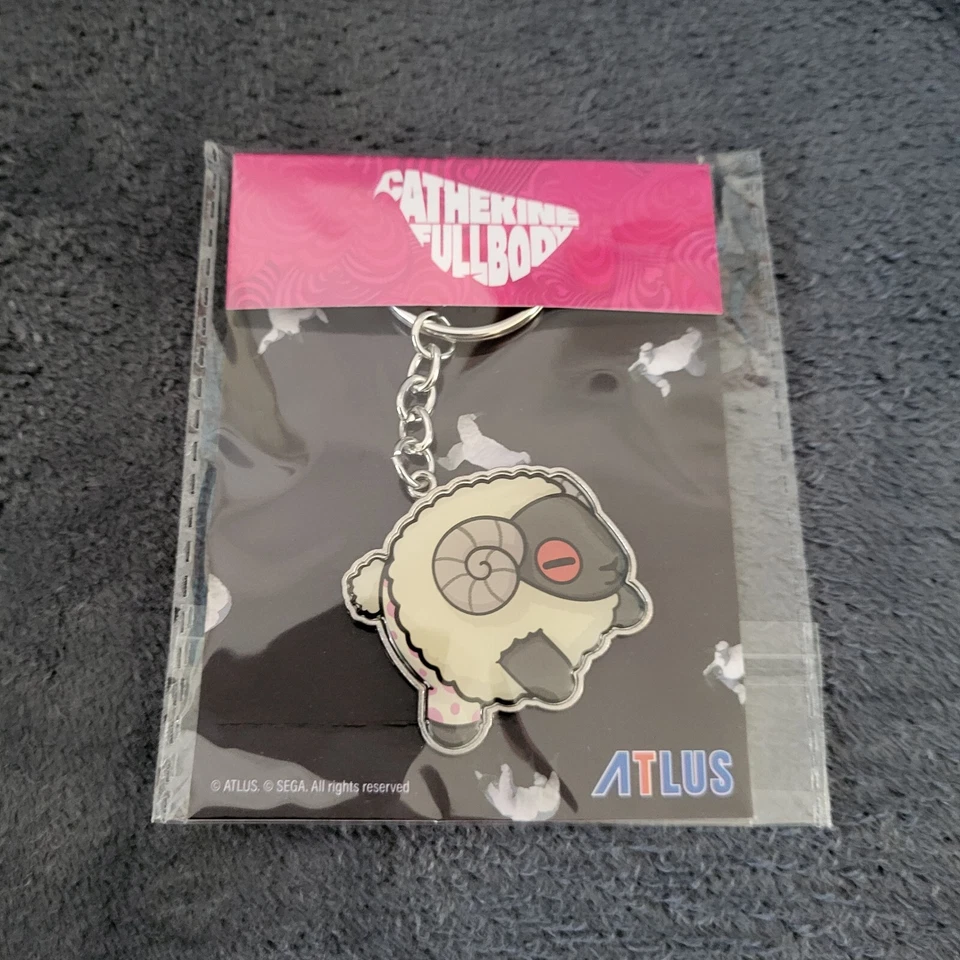 ATLUS Catherine Full Body Sheep Keyring Official Merchandise New and Sealed