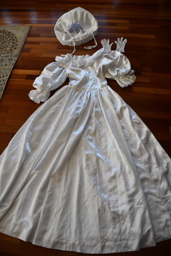 Southern Belle Civil War SASS Nutcracker Old West Gown Dress Hat Gloves Sz S M - Picture 8 of 8