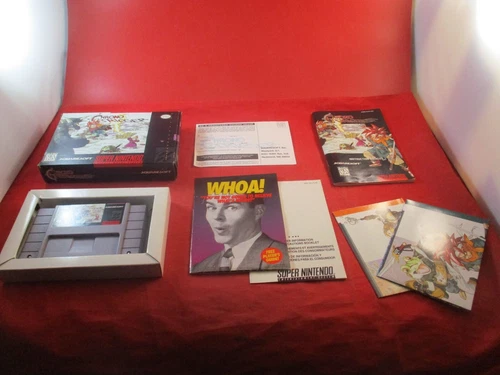 Chrono Trigger (Super Nintendo SNES) COMPLETE w/ Box manual game WORKS!
