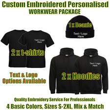 Personalised Embroidered Work Wear Package Builders Technicians Worker Uniforms 