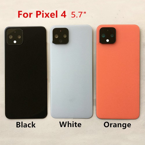 Do Google Pixel 4/4XL Pokrywa baterii Szkło Tylne drzwi Tylna obudowa + Obiektyw aparatu - Zdjęcie 2 z 11