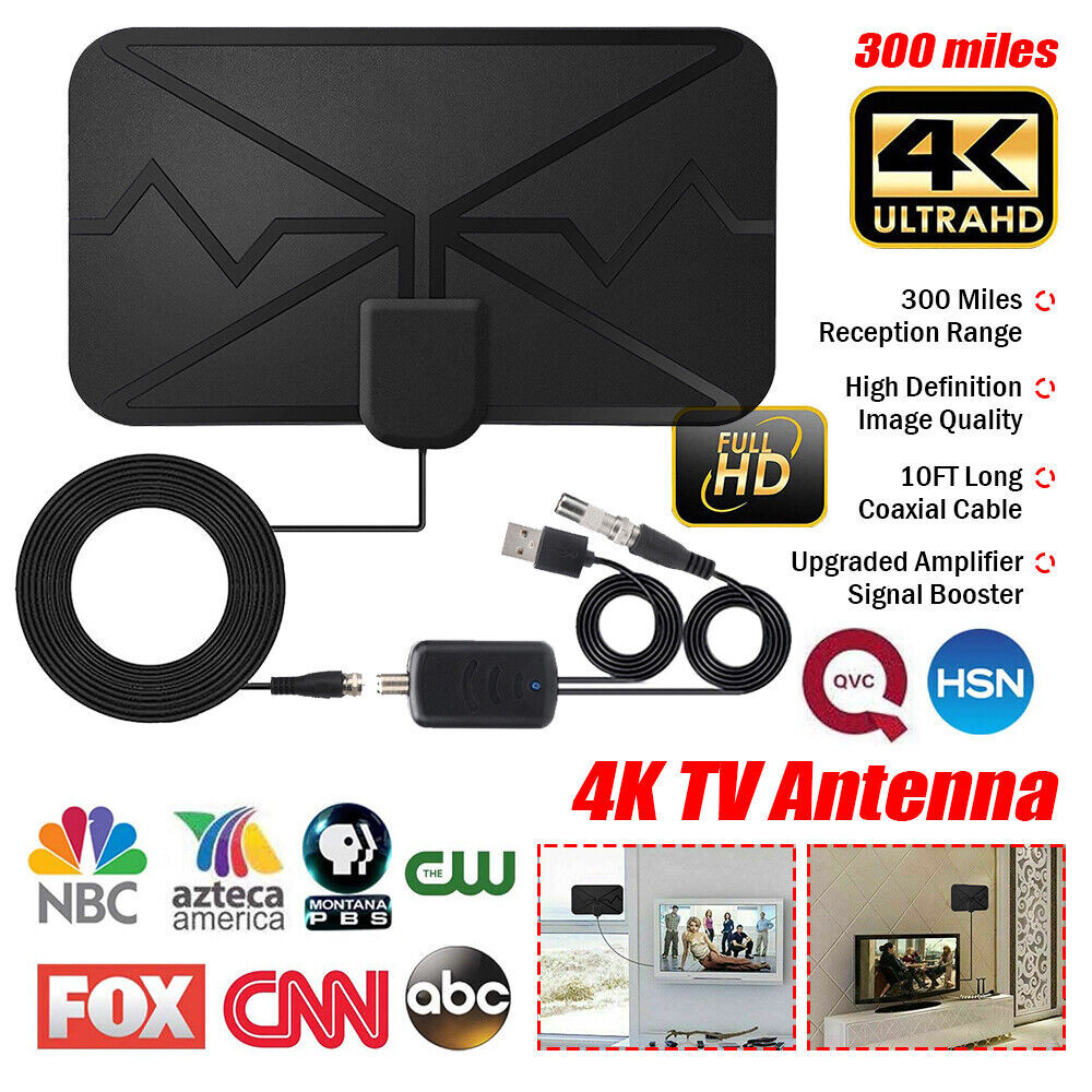 TV Antenna 3000 Miles Upgraded Newest HDTV Indoor Digital Amplified TV