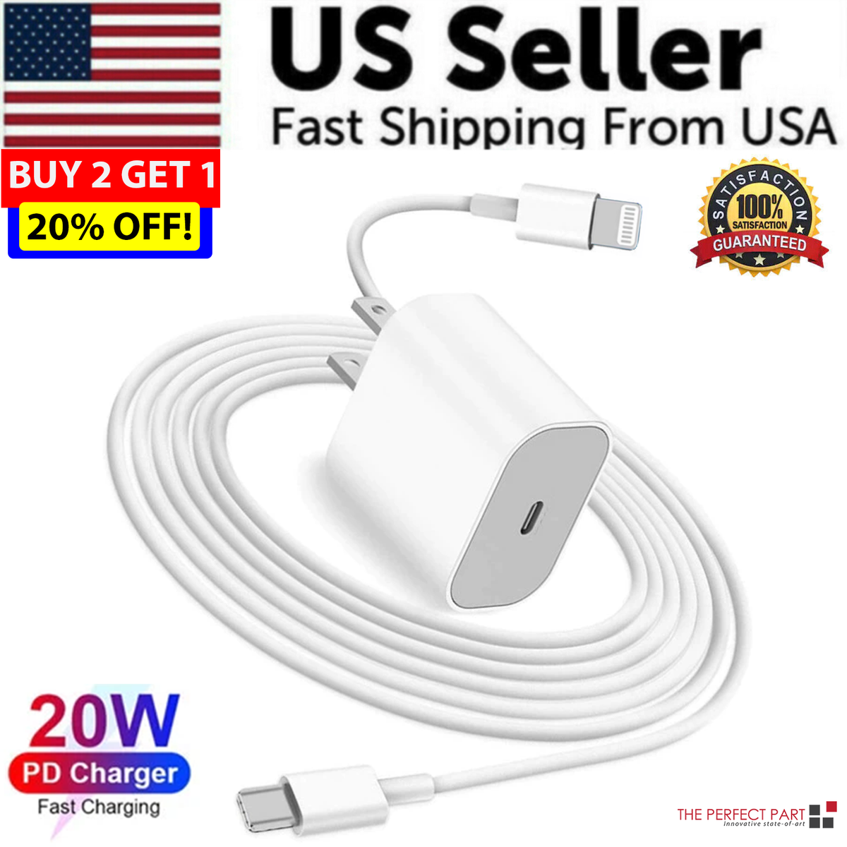 Super Fast Charger Type C For iPhone 14 13 12 11 Pro Max XS XR 8 7