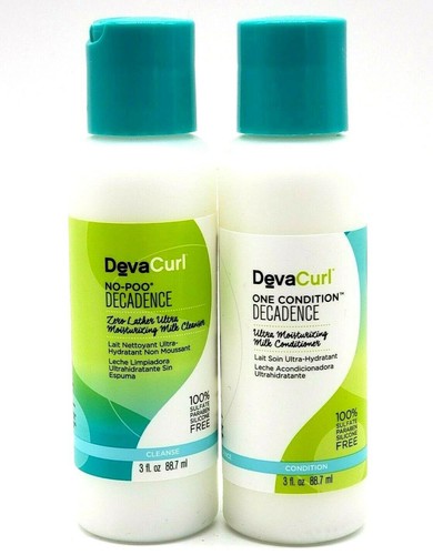 DevaCurl sin caca decadencia y decadencia de una condición 3 oz conjunto dúo - Imagen 3 de 3