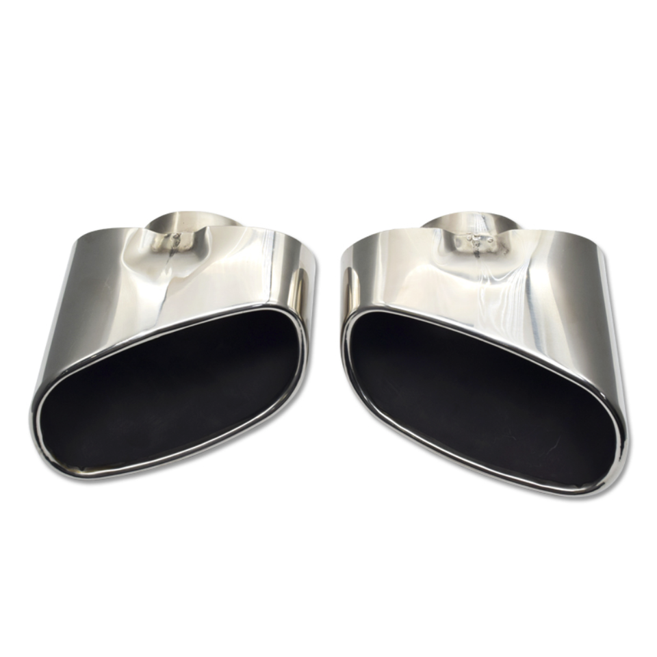 Car Dual Exhaust Pipe Tail Muffler Tips For BMW X5 E70 2008-2013 ...