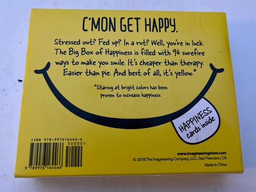 The Big Box of Happiness Activity Cards (96 things to do when feeling down) 2018 - Picture 7 of 8