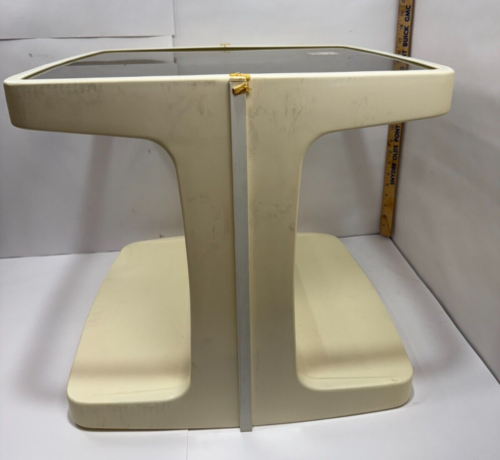 Marc Held for Prisunic, Space Age Plastic Mini Bar, Trolly Coffee Table 70s - Picture 8 of 16