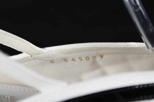 CHANEL 2023 23A White Quilted Leather Pearl CC Logo Platform Heels Sandals 39 - Picture 11 of 16