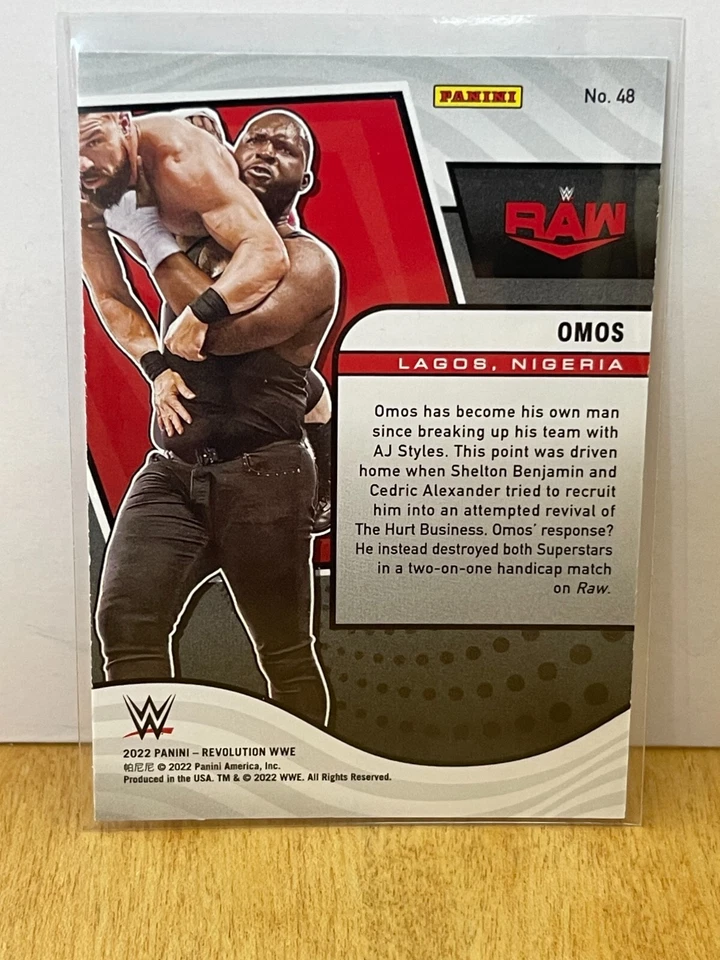 2022 Panini WWE Revolution - RAW #48 OMOS - Image 2 of 2