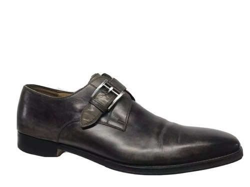 Magnanni Marco Plain Toe Monk Strap 