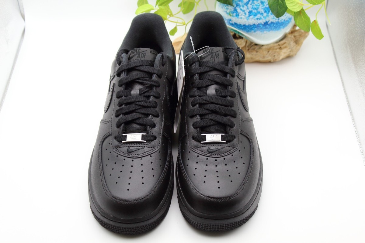 Size 7.5 - Nike Air Force 1 Low x Supreme Box Logo - Black Size 7.5 - Nike Air Force 1 Low x Supreme Box Logo - Black