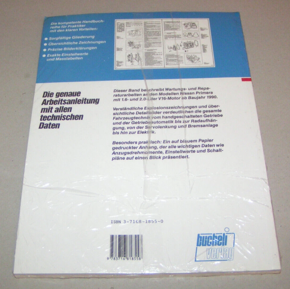 Manual De Reparación Nissan Primera P10 - Modelos De Gasolina - A Partir De 1990 - Imagen 2 de 4