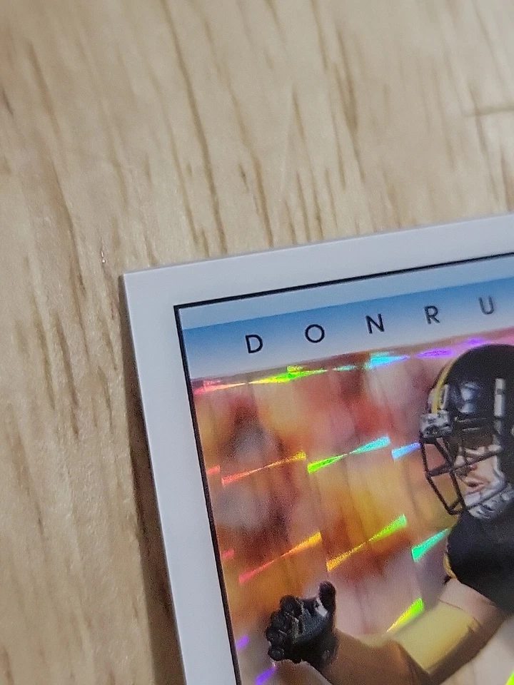 2022 Clearly Donruss TJ WATT Holo Mosaic 1992 Retro #92-20 Steelers SSP - Image 2 of 4