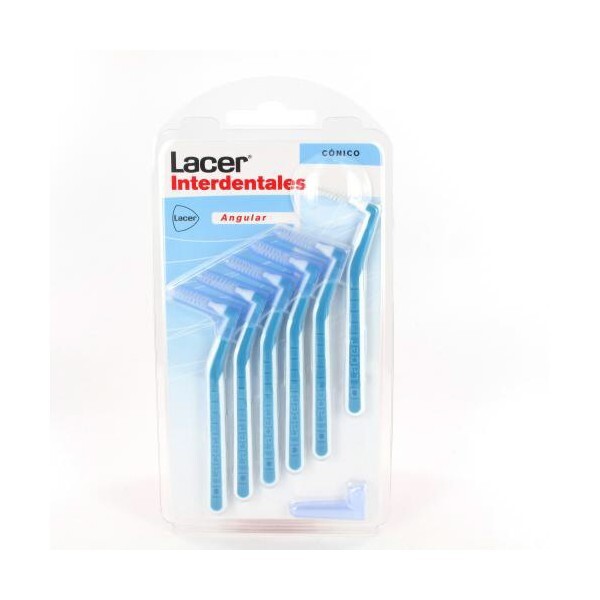 780822 Lacer Interdental Angular Cylindrical Conical Brush 6 Units