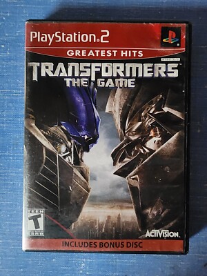 Transformers The Game GH PlayStation 2 + Bonus Disc - Game & Case