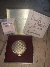 Rare 1960’s Elizabeth Arden Gold Compact European CollectionOrig.packaging Eccon