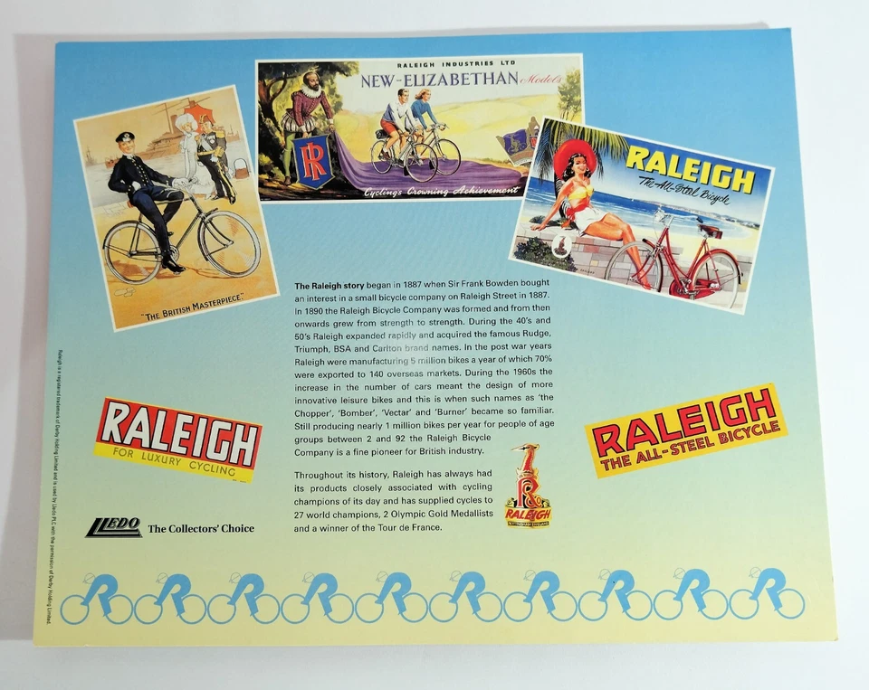 Lledo The Raleigh Set of 5 Limited Edition Vintage Diecast Model Cars Boxed K7. - Image 2 of 4