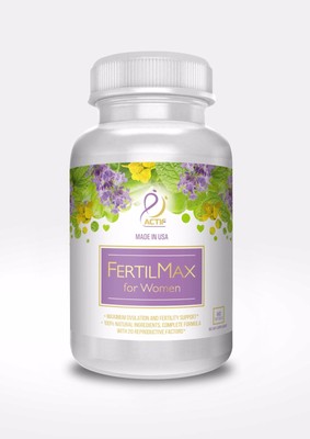Actif Organic Fertilmax - Maximum Fertility And Ovulation Support - Non-Gmo, Made In Usa, 60 Count (869185000133)