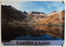 Affiche Tourisme Espagne CASTILLA Y LEÓN Laguna Grande Gredos AVILA