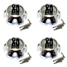 4 Xd Series Chrome Center Caps For 6l Xd798 Addict Xd800 Misfit Xd801 Crank