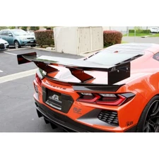 APR GTC-500 71" Carbon Fiber Rear Wing Spoiler for 20+ Corvette C8 w/Delete