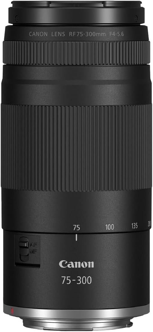 Canon RF 75-300mm F4-5.6 Telephoto Zoom Camera Lens RF Mount EOS R 7155C005 NEW
