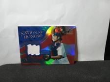 2004 USA Baseball National Honors Jeff Clement Jersey Relic card NH-JC (MEM, RC)