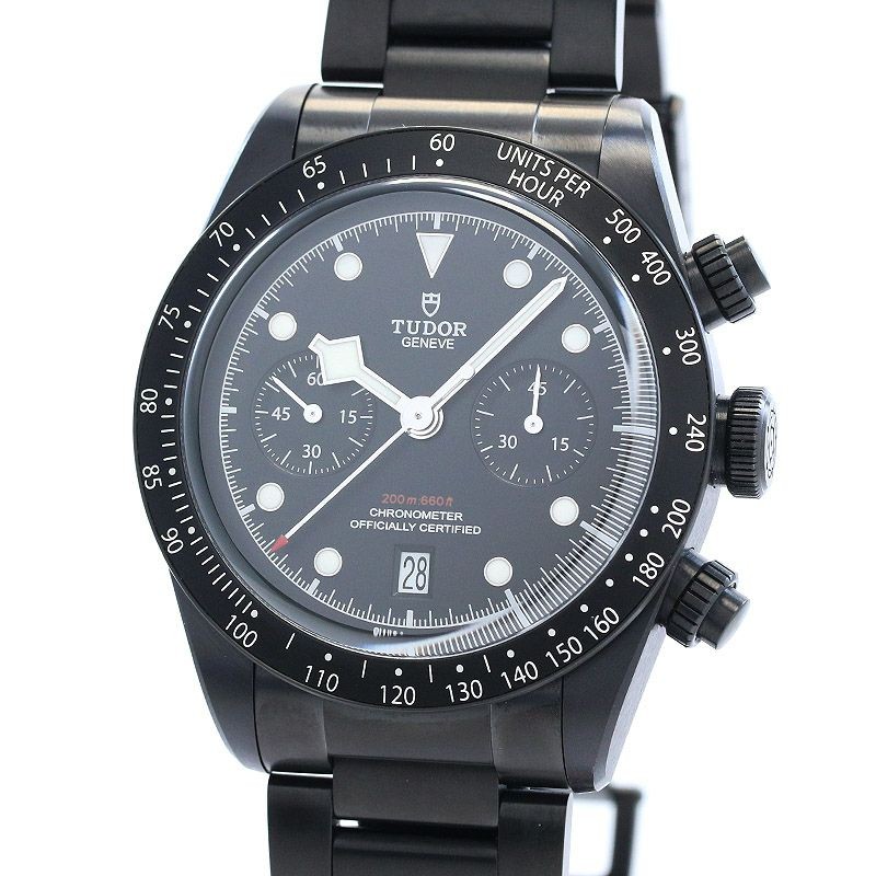 Tudor Black Bay Chrono Dark 79360DK Men's Watch 41mm Stainless Steel