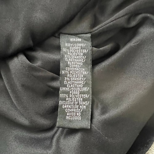JS COLLECTIONS Vintage 90's Black Velvet Victorian Style Jacket Blazer 14/M - Picture 9 of 11