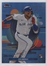 2025 Topps Finest Uncommon Sky Blue Refractor /250 Leo Jimenez Jiménez #159 sq1