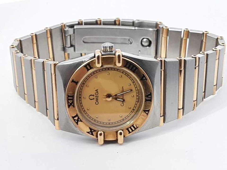 Omega Constellation 18k Gold Stainless Steel 26mm Quartz Watch Sd1025pzxsa - Image 3 of 4