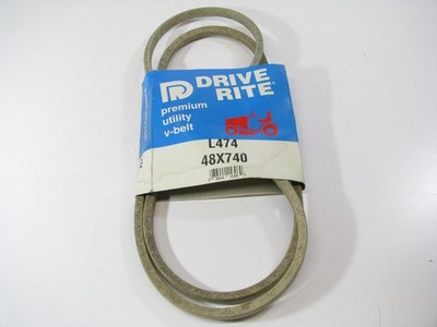 Drive-Rite L474 Lawn & Garden Power Equipment Accessory Drive Belt - 1/2'' X 74''