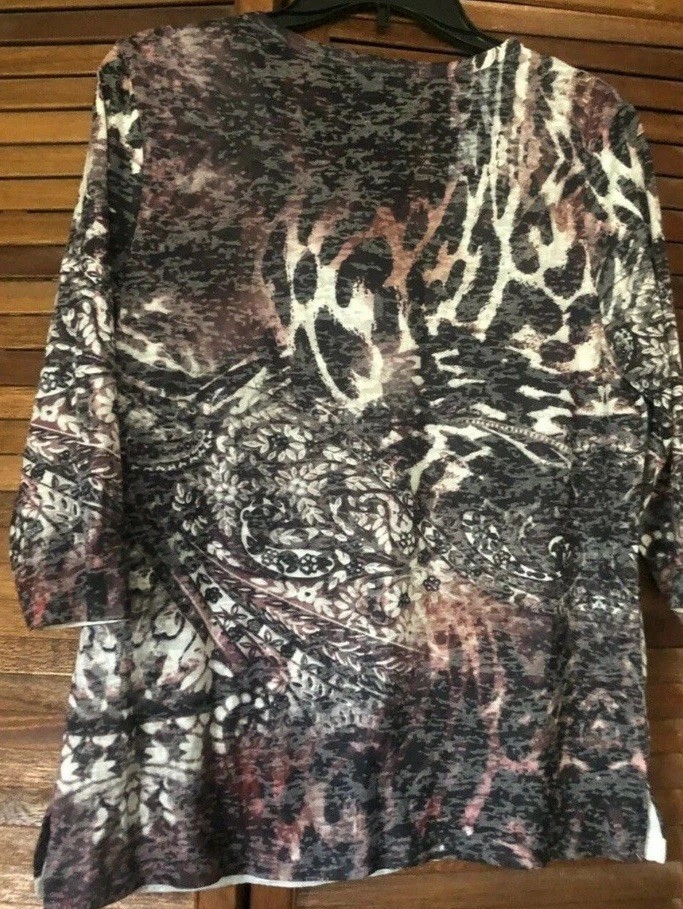 Creation Women’s Multi Patterned And Colored Shir… - image 2