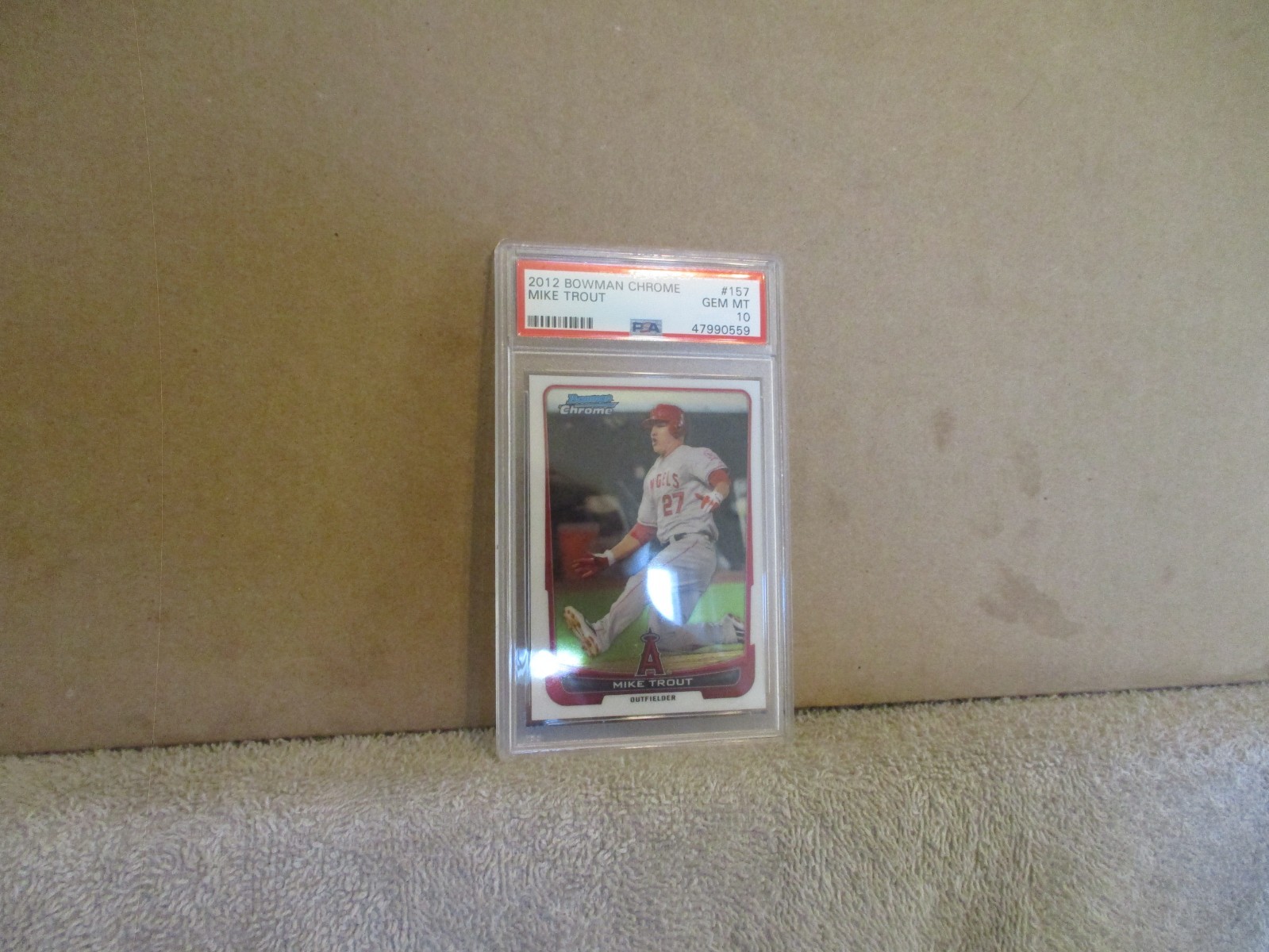 2012 BOWMAN CHROME BASEBALL MIKE TROUT #157 PSA 10 GEM MINT MORE TROUT LISTED!