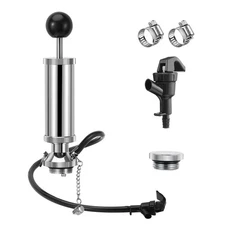 4" Threaded Keg Pump Tap - Mini Keg Dispenser, Mini Beer Keg Growler Tap Kit,...