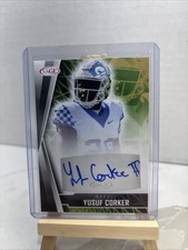 2022 SAGE Low Series - Autographs Yusuf Corker #A-YC Gold /100 (AU, RC)