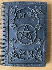 Ivy Book Of Shadows Journal With Pentagram Resin Cover Spells