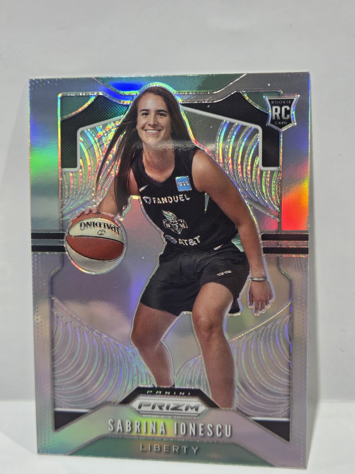 2020 Prizm WNBA Sabrina Ionescu Silver Prizm Rc #89