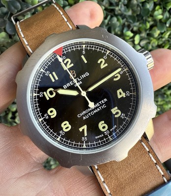 Breitling AB2040 Aviator Super B20 Steel 46mm Automatic Green