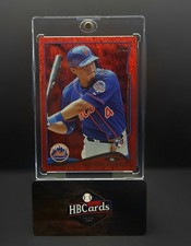 2014 Topps - Wilmer Flores #86 Red Hot Foil RC Rookie Card New York Mets . rookie card picture