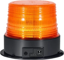 Magnetic Wireless Beacon Light, Rechargeable Emergency Flashing Warning Battery