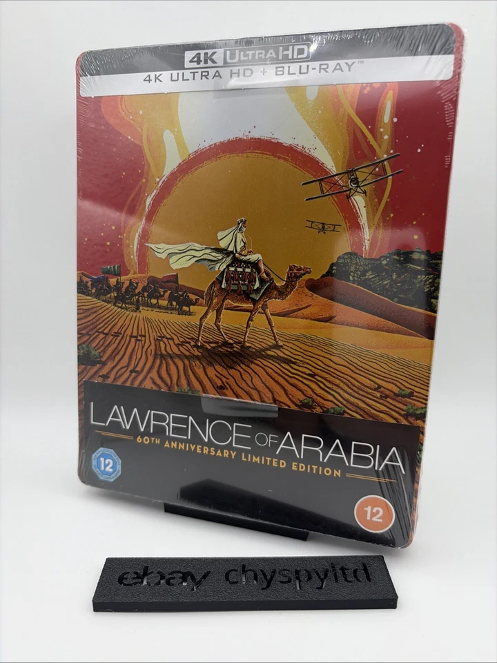 Lawrence of Arabia 60th Anniversary 4K UHD Blu-Ray Limited Steelbook UK - Image 2 of 4