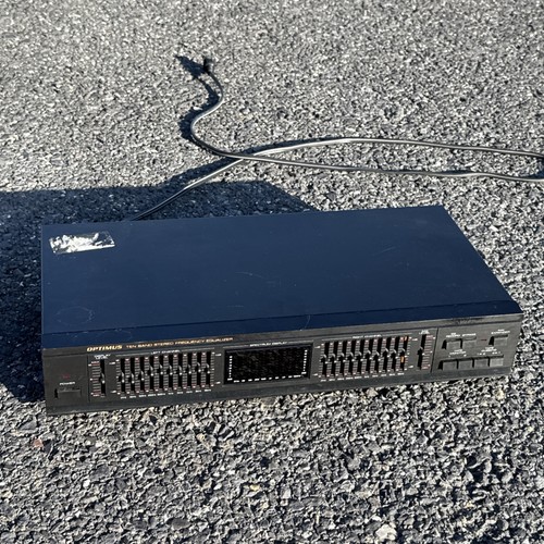 Optimus 31-2025 Vintage 10 Band Stereo Graphic Equalizer