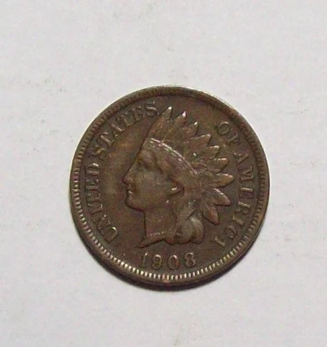1908-S INDIAN HEAD CENT Sharp F++ / VF   #35C19