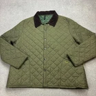Barbour Jacket Adult 3XL XXXL Green Quilted Country Field Hunting Coat Mens