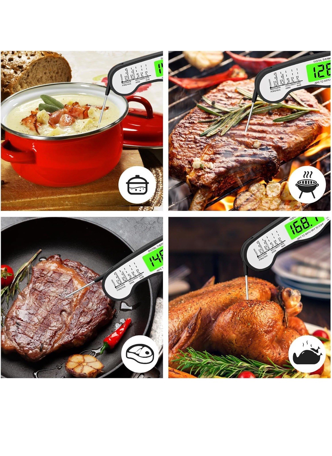 AWLKIM® Meat Thermometer Digital - Fast Instant Read