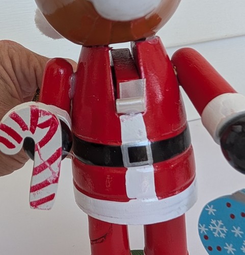 3 Dan Dee Rudolph The Red Nose Reindeer Wood Nutcracker Clarice Bumble Christmas - Picture 10 of 15