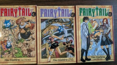 Fairy Tail Vol. 1-3 English Manga