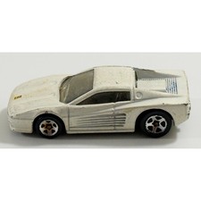 Hot Wheels Ferrari F512M Kids 1:64 White 1997 Vintage Diecast Car